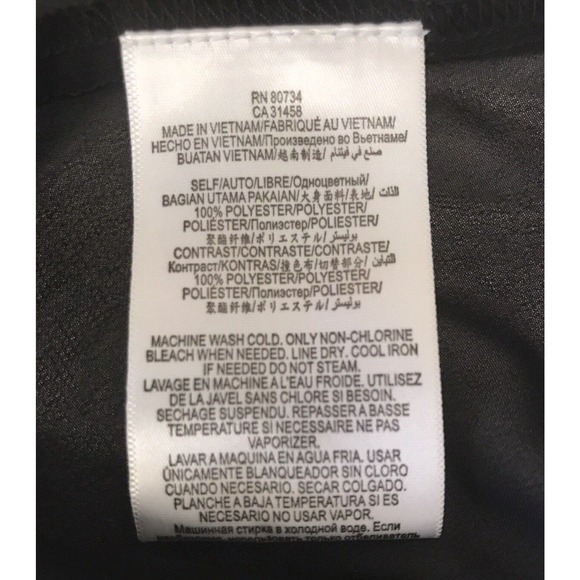 BCBGeneration Top Juniors XXS Black Green Floral Sheer Cross Back - Picture 8 of 8